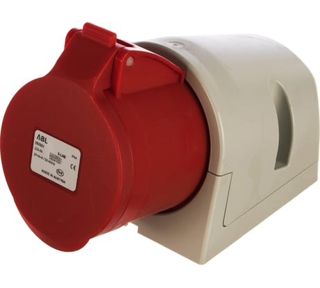 Розетка для монтажа на поверхность ABL 5Р 32А 400V, IP44 D52S31 (125-6)