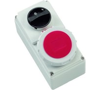 Розетка с блокировкой и выключателем, запирающаяся замком ABL 3P 16A 230V, IP67 C31S251