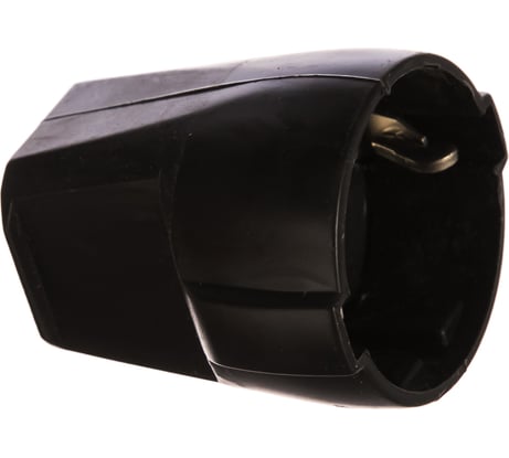 Кабельная розетка ABL термопласт 16A 2P+E 250V, чёрный 1176100