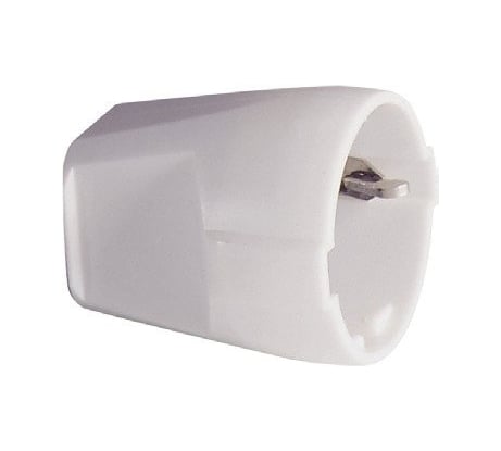 Кабельная розетка ABL термопласт 16A 2P+E 250V, белый 1176110