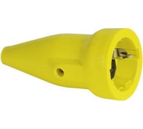 Розетка ABL ПВХ 16A 2P+E 250V, желтый 1478050