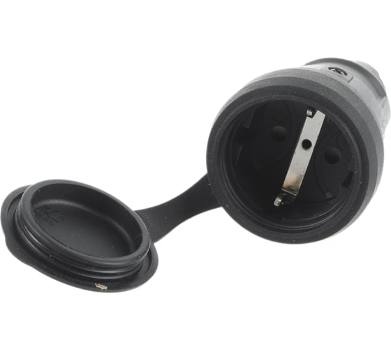 Розетка с манжетой и крышкой ABL IP44 16A 2P+E 250V 1579200 1