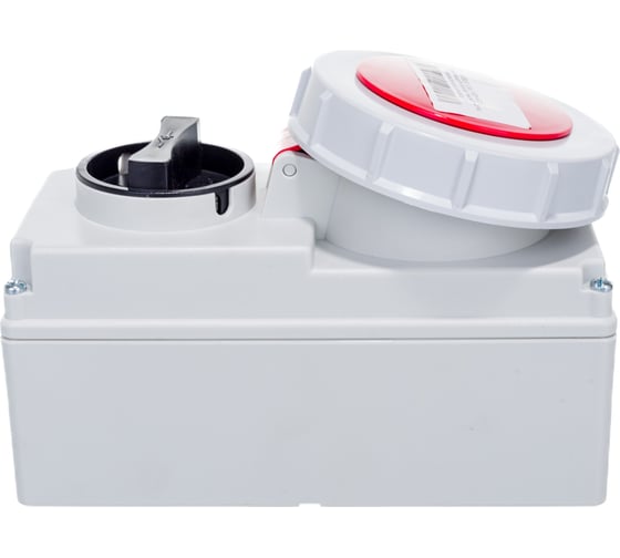 Розетка с блокировкой и выключателем, запирающаяся замком ABL 5P 32A 400V, IP67 C52S351