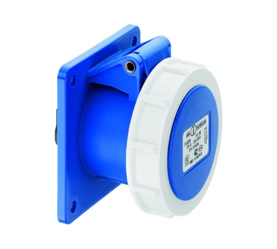 Фланцевая розетка ABL 3P 16A 400V, IP67, 60x60 MM F31S352 1