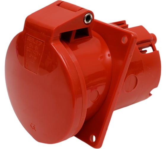 Фланцевая розетка ABL 5P 63А 400V, IP67, 100x100 MM F53S357