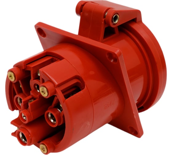 Фланцевая розетка ABL 5P 63А 400V, IP67, 100x100 MM F53S357