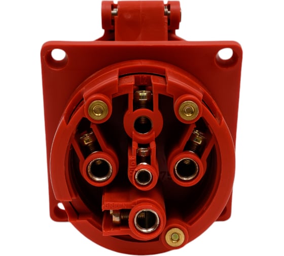 Фланцевая розетка ABL 5P 63А 400V, IP67, 100x100 MM F53S357