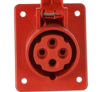 Фланцевая угловая розетка ABL 15гр. 4P 16A 400V, IP44 F41S331