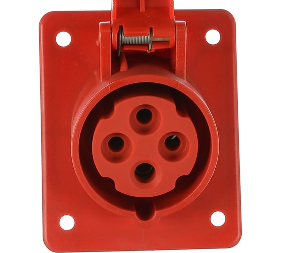 Фланцевая угловая розетка ABL 15гр. 4P 16A 400V, IP44 F41S331 1