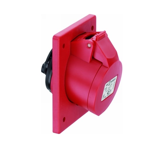Угловая фланцевая розетка ABL 15гр. 3P 32A 230V, IP44 F32S233 1