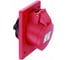 Угловая фланцевая розетка ABL 15гр. 3P 32A 230V, IP44 F32S233 1