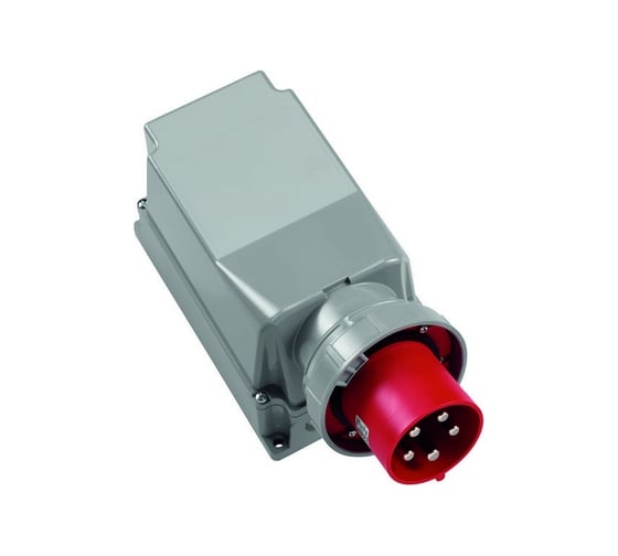Вилка кабельная для монтажа на поверхность ABL 4Р 125А 400V, IP67 G44S35