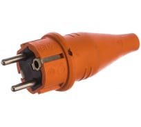 Резиновая вилка с мультизаземлением ABL IP44 16A 2P+E 250V, оранжевый 1419170