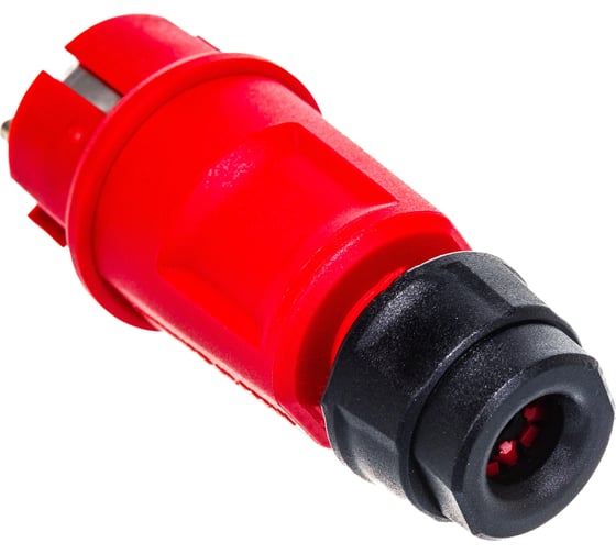 Вилка с мультизаземлением, водо- и пылезащищенная ABL IP44 16A 2P+E 250V 1519140