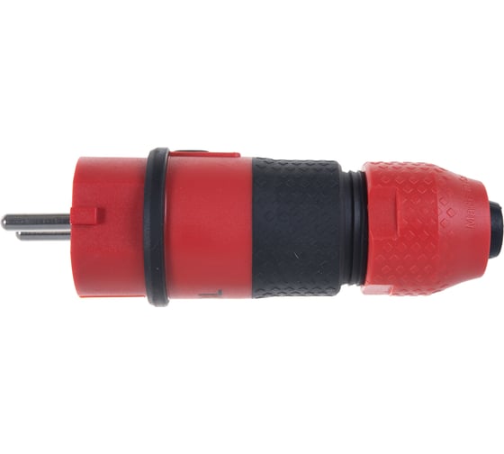 Вилка с мультизаземлением, водо- и пылезащищенная ABL IP54 16A 2P+E 250V 1529140