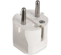 Вилка ABL термопласт 16A 2P+E 250V, белый 1116110