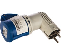 Адаптер ABL Caravan IP20 вилка SCHUKO: 2Р+Е 16А 250V - розетка CEE: 3P 16A 230V ADPS312