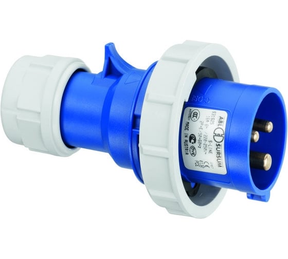 Кабельная вилка ABL 3P 16А 230V, IP67 S31S25