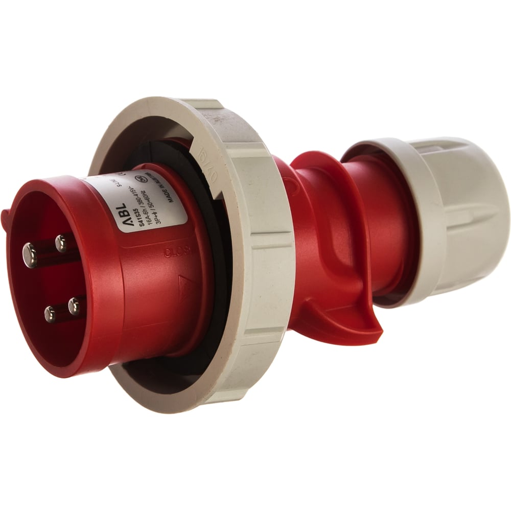Кабельная вилка ABL 4P 16А 400V, IP67 S41S35 - выгодная цена, отзывы ...