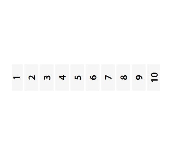 Вертикальная маркировка Klemsan DO10/6,(301-310) (DIKEY) 510 шт. 0.0.0.5.504230 1