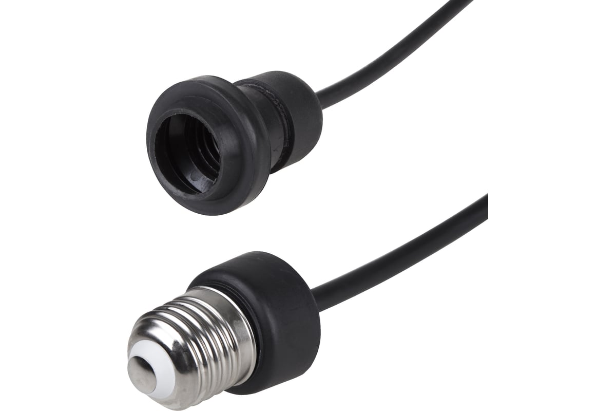 Цокольный удлинитель NEON-NIGHT E27 провод 50см, влагозащищенный 331 ...