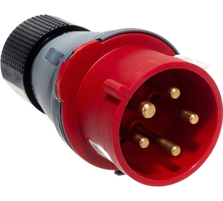 Кабельная вилка ABB 16А 3Р+N+E IР44 переносная 415В Easy&Safe 2CMA101967R1000