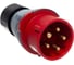 Кабельная вилка ABB 16А 3Р+N+E IР44 переносная 415В Easy&Safe 2CMA101967R1000 1