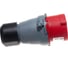 Кабельная вилка ABB 16А 3Р+N+E IР44 переносная 415В Easy&Safe 2CMA101967R1000 3