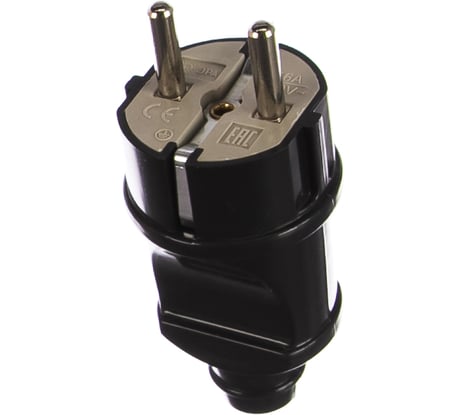 Вилка ЭРА Vx2-B Vx2 с/з прямая 16A черная Б0039674