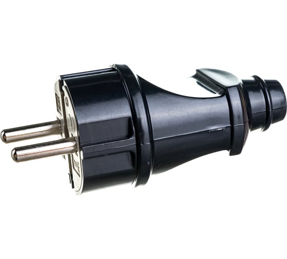 Вилка ЭРА Vx2-B Vx2 с/з прямая 16A черная Б0039674