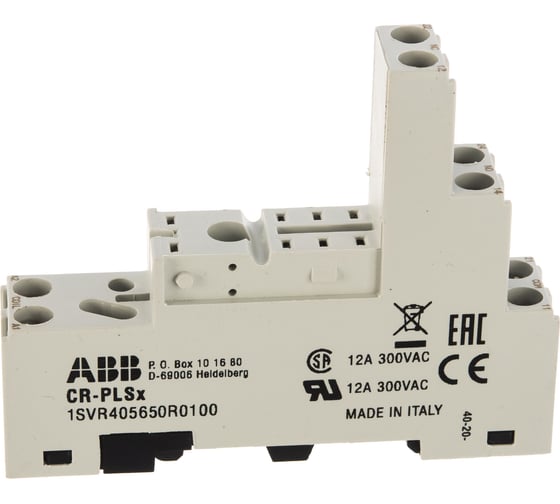 Логический цоколь ABB CR-PLSх для реле CR-P 1SVR405650R0100