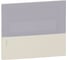 Передняя панель Systeme Electric Mini Pragma New, бежевая, 2P/24М, для встраиваемого щита, дымчатая дверь SE MIP40212T 1