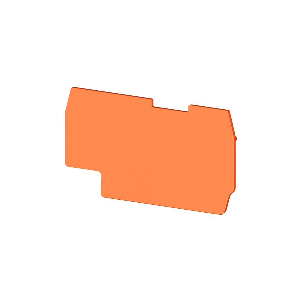 Концевой сегмент Klemsan на клеммники PYK 1,5M, оранжевый, NPP PYK 1,5M ...