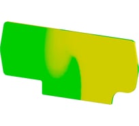 Концевой сегмент Klemsan на клеммники PYK 2,5C, желто-зеленый, NPP PYK 2,5CT 10 шт. 0.0.0.4.446492T