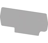 Концевой сегмент Klemsan на клеммники PYK 2,5C, серый, NPP PYK 2,5C 0.0.0.4.446499