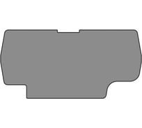 Концевой сегмент Klemsan на клеммники PYK 2,5CCA, серый, NPP PYK 2,5CCA 100 шт. 0.0.0.4.446549