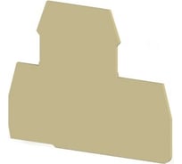 Концевой сегмент Klemsan на клеммники 2-х ярусные PIK(2,5-4)N*, (бежевый); NPP PIK 2,5-4N 25 шт. 0.0.0.4.449010