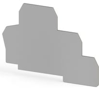 Концевой сегмент Klemsan на клеммники 2-х ярусные PUK2T, (серый); NPP PUK2T 10 шт. 0.0.0.4.450149