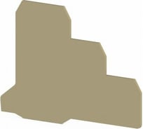 Концевой сегмент Klemsan на клеммники 3-х ярусные PUK3S*, (бежевый); NPP PUK3S 10 шт. 0.0.0.4.450160