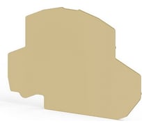 Концевой сегмент Klemsan на клеммники 2-х ярусные PYK 2,5-2F/FK/FLD (бежевый); NPP PYK2,5-2F 10 шт. 0.0.0.4.446510