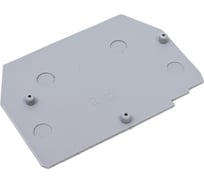 Концевой сегмент Klemsan на клеммники ASK 3*, (серый); NPP ASK3 10 шт. 0.0.0.4.450059