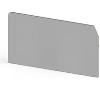 Концевой сегмент Klemsan на клеммники ASK 2*, (серый); NPP ASK2 25 шт. 0.0.0.4.450049