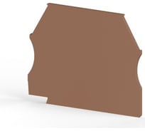 Концевой сегмент Klemsan на клеммники AVK(2,5-10)/ AVK RD (2,5-4), (коричневый); NPP 2,5-10 10 шт. 0.0.0.4.444128