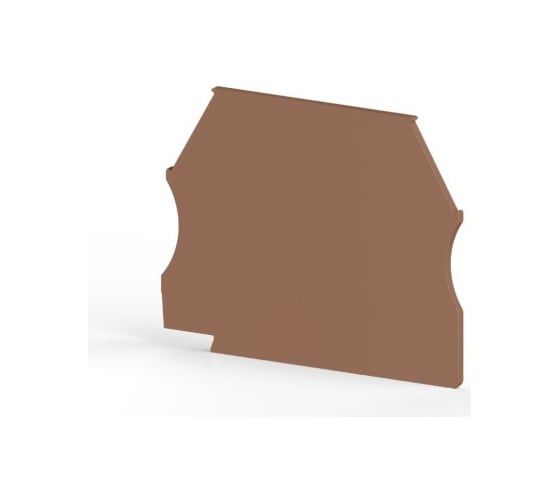 Концевой сегмент Klemsan на клеммники AVK(2,5-10)/ AVK RD (2,5-4), (коричневый); NPP 2,5-10 10 шт. 0.0.0.4.444128 1