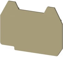 Концевой сегмент Klemsan на клеммники AVK 2,5 CCT, (бежевый); NPP AVK2,5CC 25 шт. 0.0.0.4.444130