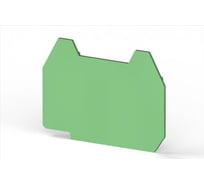 Концевой сегмент Klemsan на клеммники AVK 2,5 CCT, (зеленый); NPP AVK2,5CC 10 шт. 0.0.0.4.444132