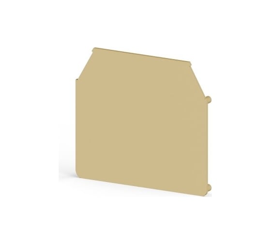 Концевой сегмент Klemsan на клеммники AVK 25RD, (бежевый); NPP/AVK 25RD 50 шт. 0.0.0.4.450259 1