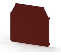 Концевой сегмент Klemsan на клеммники AVK 25RD, (красный); NPP 25RD 50 шт. 0.0.0.4.450254