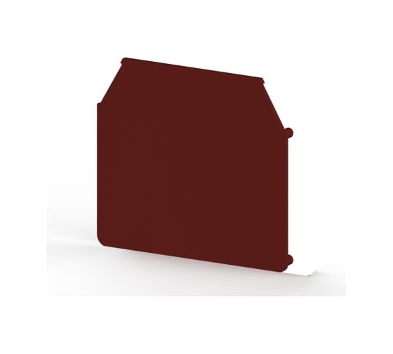 Концевой сегмент Klemsan на клеммники AVK 25RD, (красный); NPP 25RD 50 шт. 0.0.0.4.450254 1