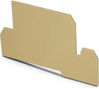 Концевой сегмент Klemsan на клеммники AVK 4FS, (бежевый); NPP AVK 4FS 10 шт. 0.0.0.4.450200